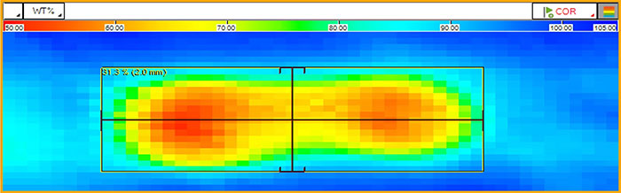 ILI validation of Concrete Weighed Pipe
