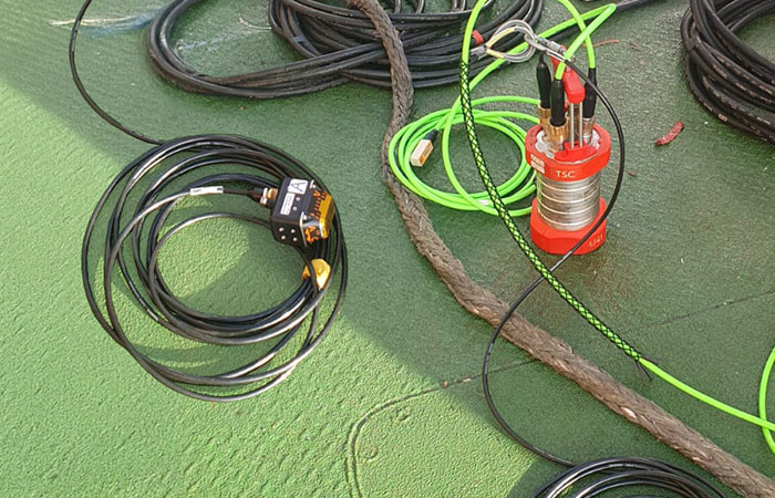 Underwater ACFM equipment U41 and Array Probe